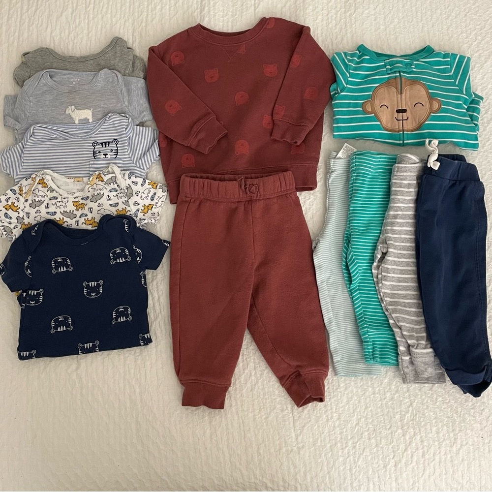 6-9 months baby boys clothes bundle